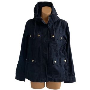 J. Crew Utility Cargo Navy Blue Light Jacket